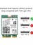 AX1675I Wıfı Kartı + 2X8DB Anten Wifi 6e M.2 Anahtar E Cnvio 2 Tri Band 2.4g/5g/6ghz Kablosuz Kart AX211 Bt 5.2 Win 10 Için (Yurt Dışından) 4