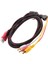 Abd 5ft - 3-Rca Video Ses Av Bileşeni Dönüştürücü Adaptör Kablosu Hdtv Için (Yurt Dışından) 3