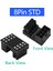 2 Adet Atx 8pin Dişi 8pin Erkek 180 Derece Açılı Güç Adaptörü Dönüştürücü Masaüstü Bilgisayarlar Için Görüntü Kartı (Yurt Dışından) 3