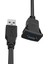 1m Soket Kablosu USB 3.0 Oto Araba Gömme Montaj Erkek - Dişi Uzatma Kablosu Pano Paneli Kare Ses Hattı Motosiklet Için (Tek Bağlantı Noktalı) (Yurt Dışından) 2
