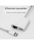 USB C - RJ45 Adaptörü 100 Mbps Ağ Kartı Hub Tv Kutusu Dizüstü Telefon Bağlantısı Ethernet Için C Tipi Şarj ile (Yurt Dışından) 5