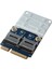 Dizüstü Bilgisayar Için 2 SSD HDD Çift Mikro Sd Sdhc Sdxc Tf'den Mini Pcıe Hafıza Kartı Okuyucu Mpcıe'ye 2 Mini Sdcards Mini Pci-E Adaptörü (Yurt Dışından) 1