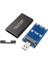 Msata'dan Usb'ye USB 3.0'dan Msata'ya SSD Muhafaza Usb3.0'dan Msata'ya Kasa Sabit Disk Adaptörü M2 SSD Harici HDD Kutusu HDD Kutusu (Yurt Dışından) 5