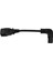 18CM Iec 320 90 Derece C13 3 Pin Dişi C14 3 Pin Erkek Pdu Güç Kaynağı Uzatma Kablosu Bilgisayar Için LED Hdtv Monitör ve Tarayıcı (Yurt Dışından) 3