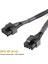 2 Adet Gpu Pcıe 8 Pin Dişi Çift 2x 8 Pin (6+2) Erkek Pcı Express Güç Adaptörü Örgülü Y-Splitter Uzatma Kablosu, 20 cm (Yurt Dışından) 5