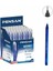 50 Adet Mavi Tükenmez Kalem - Medium Ballpoint Pen - 1.0 Tükenmez Kalem 2