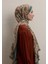 Elegant Desen Şal Somon 4