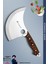 Sürmene Serisi Mutfak Bıçak Hilal Börek Bıçağı Pizza Pide Salata Bıçağı Kahverengi ( MFT-001 ) 1