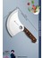 Sürmene Serisi Mutfak Bıçak Hilal Börek Bıçağı Pizza Pide Salata Bıçağı Kahverengi ( MFT-001 ) 2