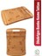 Bambu Kesme Tahtası Antibakteriel Yıkanabilir Doğrama Tahtası Dikdörtgen 34X24CM | Antibakteriyel ve Yıkanabilir Bambu Kesme Tahtası - Hijyenik ve Dayanıklı Doğrama Işleriniz Için Ideal 2