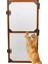 Menteşeli Yırtılmaz Kapı Kedi Sinekliği (Pet Tül) Kahverengi 90X210 Cm. Özel Ölçü Verebilirsiniz. 1