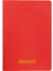 Notes 17X24 cm Karton Kapaklı Iplik Dikişli Defter, 32 Yaprak, Düz, Kırmızı 1