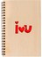 Love You Minimal Tasarımlı Ahşap Kapaklı Defter 3