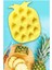 12'li Ananas Şeklinde Silikon Buz ve Çikolata Kalıbı | Silikon Yapışmaz Buzluk Ananas Buz Kalıbı 1