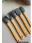 Bambu Saplı 5'li Silikon Mutfak Seti - Isıya Dayanıklı Spatula, Kaşık ve Kepçe Takımı, Şık ve Asılabilir Tasarım 2