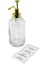 Yuvarlak Şeff Cam Sıvı Sabunluk 500 ml 1