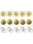 Örgü Çanta Cüzdan Mıknatısı Çıtçıt Mıknatıs Mıknatıslı Çanta Çıtçıtı 100 Set 18 mm Altın Renk 1