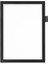 499301 Duraframe Note A4 Mıknatıslı Çerçeve, 1 Adet, Siyah 1