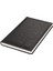 4912 Defter 17X24 Cm. Kareli̇ 160 Yapraklı Suni Deri Hilton Desen Kapaklı Siyah, Siyah 1