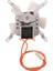 Evrensel 6016 Kavurma Fan Motoru Üfleyici Soğutma Komple Kiti Değiştirme 120 V Için (Yurt Dışından) 5