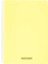 Seren Pastel A5 Pp Kapaklı Defter, 60 Yaprak, Çizgili, Sarı 1