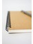 Tanıtım Çizgili Spiralli Defter, A5 Boyut (15X21 Cm), 60 Yaprak, 90GR. Ivory Kağıt, Ofis Için Ideal, Planlayıcı (Kraft Kapak) 1