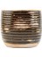 Tasarımı Ev Dekorasyon Aksesuar Yeşil Sırlı Terrakota Toprak Saksı Saksılık Salon Çiçeklik 19 cm 1