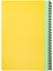 Pruva Pastel Serisi, A4 100 Yaprak Çizgili Karton Kapaklı Pet Spiralli Defter, Sarı 3