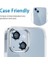 iPhone 14 iPhone 14 Plus İçin Kamera Lens Koruyucu Kamera Koruyucu Ultra Ince Yüksek Kaliteli Cam Lens Mercek Koruyucu Mavi 2