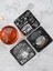 Siyah Kahve/coffee Temalı Bardak Altlığı Ahşap Baskılı Altlık 6'lı Set (9 x 9 cm ) KARBONNM43 2