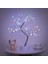 LED Gece Lambası Bonsai Tasarımlı Mini Ağaç Süslü LED Işıklı 2 Fonksiyonlu, Bükülebilir Kolay Dallar Dokunmatik LED Ağaç Lamba (Rain Flower) *M60LM* 3
