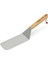 Ahşap Saplı Paslanmaz Çelik Balık Spatulası 37 cm 1