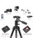 HT-T02 Profesyonel Tripod 154 cm Yatay Kullanım Çok Fonksiyonlu Panoramik Kafa 360 Derece Dönebilir 3