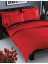 Delux Prestige Düz Pamuk Nevresim Takımı, Kırmızı, Çift Kişilik 2