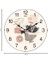 36 cm Gerçek Cam Sessiz Mekanizma Duvar Saati 3