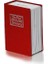 Kitap Görünümlü Kumbara Gizli Para Kasası Kitap Kumbara (Bordo, Büyük) 1