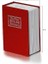 Kitap Görünümlü Kumbara Gizli Para Kasası Kitap Kumbara (Bordo, Büyük) 2