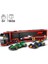 City RB20 ve AMR24 F1 Arabalı F1 Kamyonu 60445-8 Yaş ve Üzeri Çocuklar Için Yarış Arabalı Yaratıcı Oyuncak Yapım Seti Doğum Günü Hediyesi (1086 Parça) 2