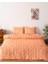 Turuncu Papatya Çift Kişilik Nevresim Takımı Pamuklu 2