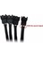 Siyah Net Kollu Ide Molex - 4 x 4-Pins Pwm Cpu Kasa Soğutma Fanı Splitter Hub Güç Adaptörü Kablosu, 1x4 (Yurt Dışından) 5