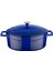 Metal Oval Döküm Tencere, 25 Cm, 3.19 L Hacim, Mavi 1