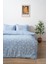 Mavi Minimal Papatya Çift Kişilik Nevresim Takımı, Pamuklu 1