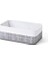 Bambu Çok Amaçlı Saklama Kutusu Düzenleyici Orta Boy Organizer, Dekoratif Bambu Düzenleyici Gri (29 x 19 x 10 cm ) 2