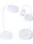 20 Led'li 2.5 Watt Şarjlı Esnek Masa Lambası, 3 Modlu Sarı-Beyaz-Gün Işığı, Dimmer Özelliği, Yatak Başucu ve Kitap Okuma Ders Çalışma Lambaları 1
