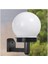 Solar Bahçe Lambası Beyaz - Güneş Enerjili Duvar Armatür 2