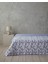 Home Scroll Flowers Tek Kişilik Çok Amaçlı Örtü Mavi 1
