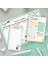 Haftalık, Günlük Planlayıcı Set - 50 Sayfa Tarihsiz Masaüstü Planner - Gençler, Kızlar, Yetişkinler Için To Do List - 3 Parça - Green Serisi 2