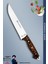 Sürmene Serisi Mutfak Bıçak Et Ekmek Sebze Salata Bıçağı Kahverengi No:2 ( MFT-006 ) 1