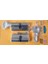 Kilit 264 Ortak Anahtarlı 2'li Set (Snc+Smc) Kilit Silindiri, Barel (68 mm) 2