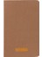 Notes 9X14 cm Karton Kapaklı Iplik Dikişli Defter, 24 Yaprak, Düz, Kahverengi 1